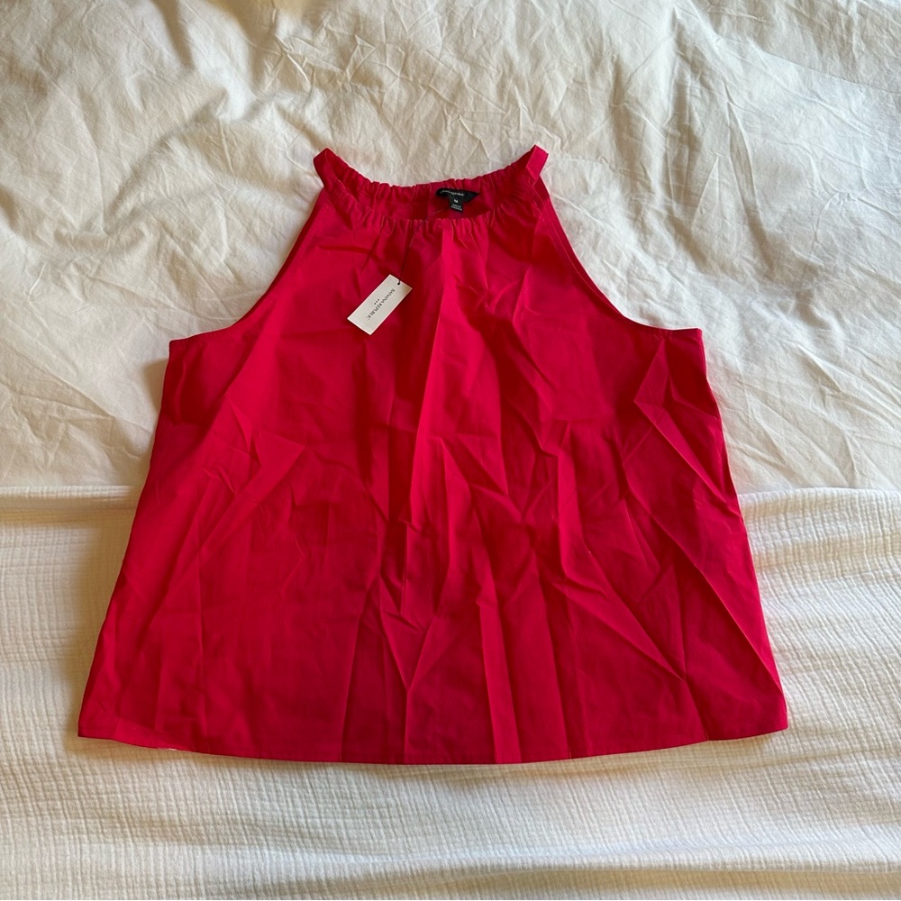 100% Cotton NWT Banana Republic High Neck Blouse Size medium